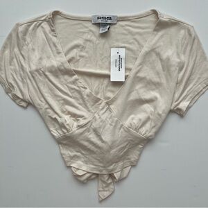 tilly’s cream short sleeve top